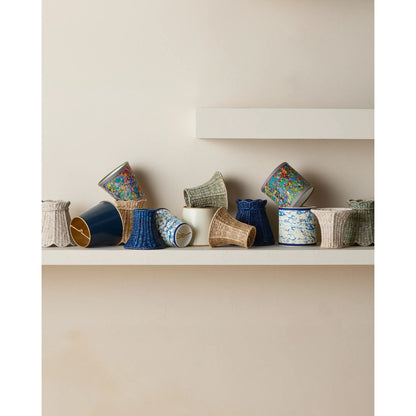 Tole Tapered Chandelier Shade by Currey and Company. Made from metal in a modern style.