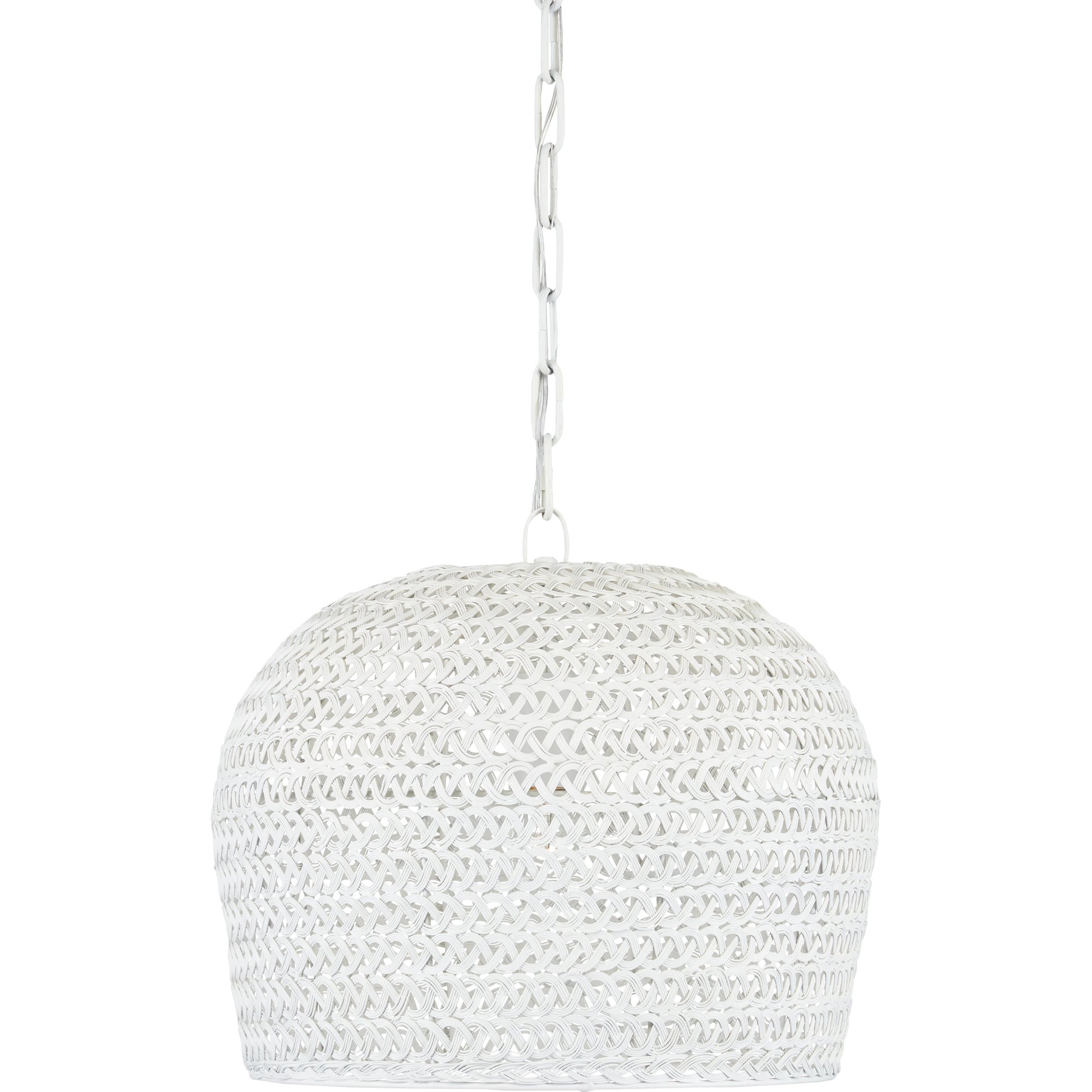 Piero Chandelier by Currey and Company in white. Made from unique in a coastal style.