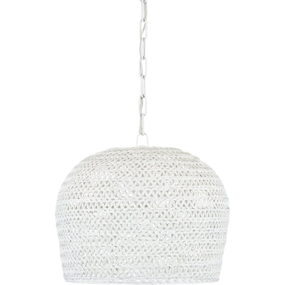Piero Chandelier by Currey and Company in white. Made from unique in a coastal style.