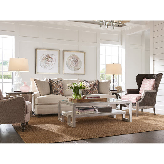 Seaford Chair by Lexington in brown. Made from unique in a coastal style.