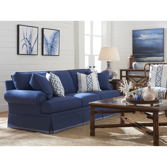 Townsend Sofa by Lexington in blue. Made from unique in a transitional style.