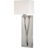 Satin Nickel / 5.00" x 5.5", Off White
