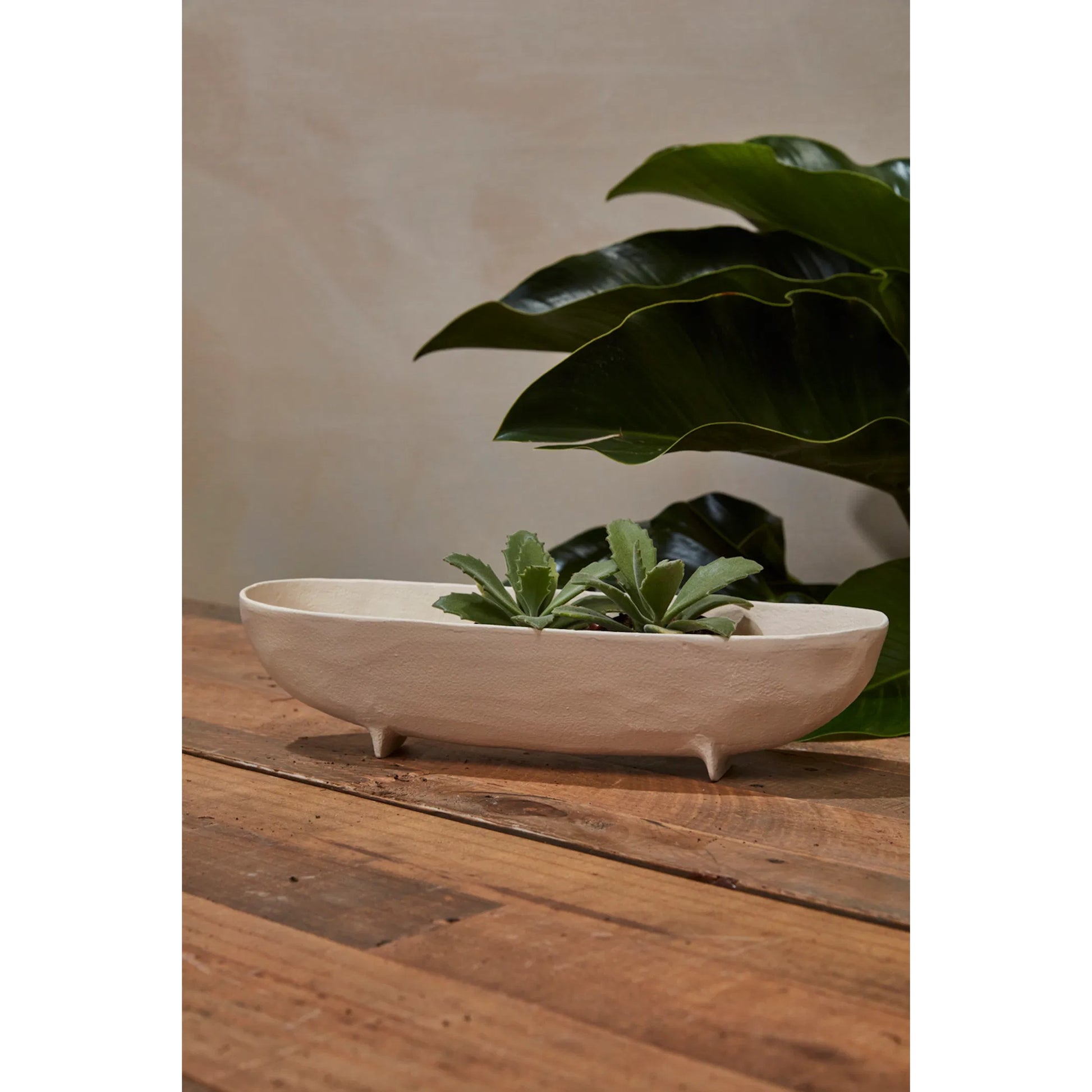Rahala Boat by Accent Decor in off-white. Made from metal in a modern style.