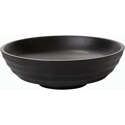 Siwa Bowl by Accent Decor in black. Made from wood in a modern style.