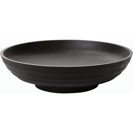 Siwa Bowl by Accent Decor in black. Made from wood in a modern style.