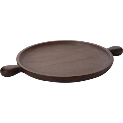 Brownwood Tray by Accent Decor in natural. Made from wood in a unique style.