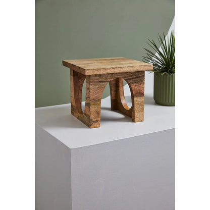 Mainland Stand by Accent Decor in natural. Made from wood in a transitional style.