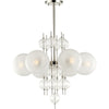Polished Nickel / 27.25" x 27.25" x 82"