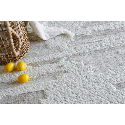 Canyon Area Rug by Exquisite Rugs in ivory, beige. Made from new zealand wool in a unique style.