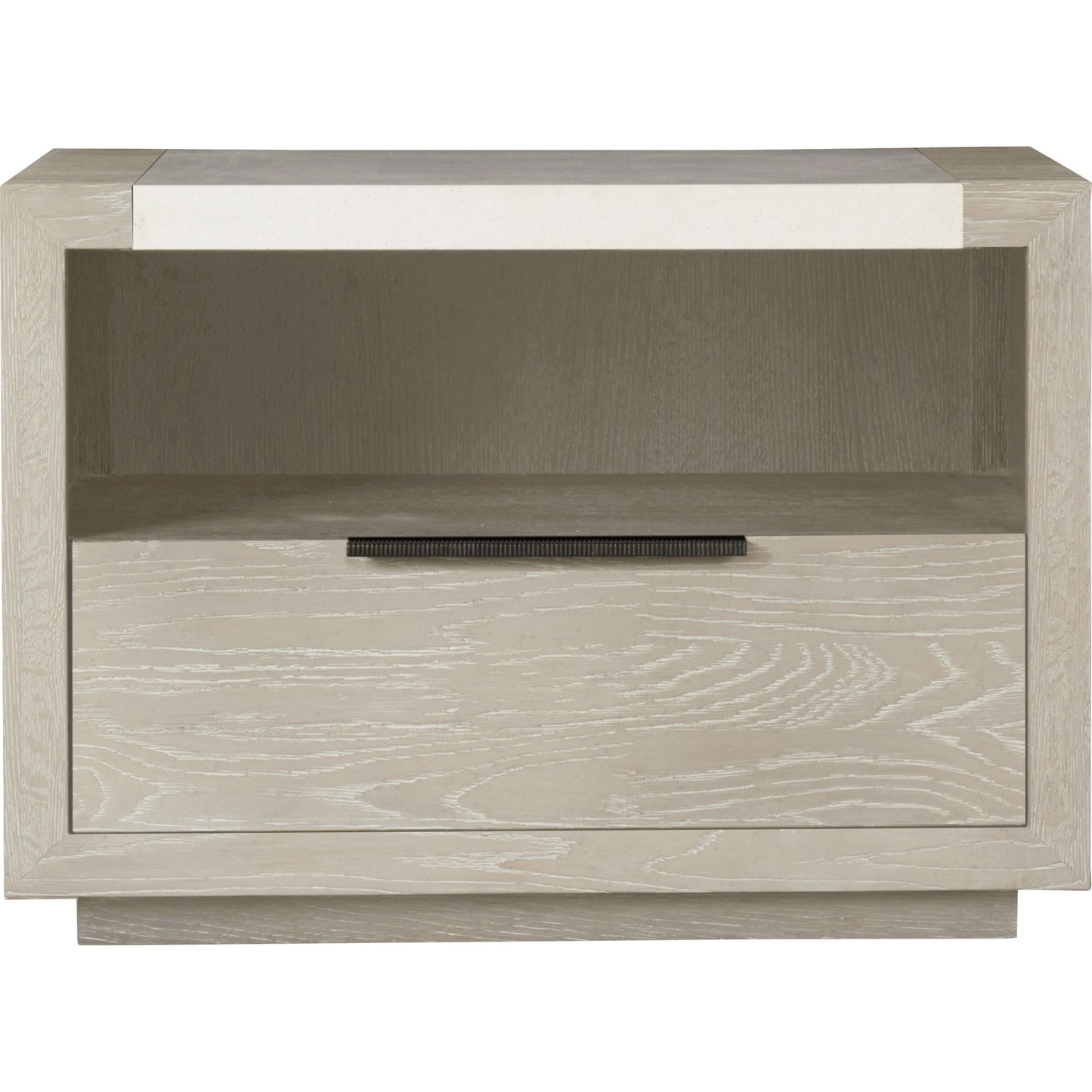 001 SR-813543 | Primary Silo | Modern Wilshire Nightstand by Universal Furniture in bronze and quartz. Made from unique in a modern style.