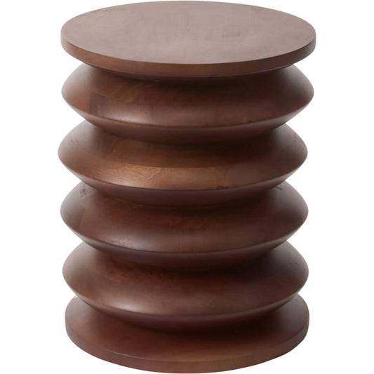 Accolade Column by Accent Decor in brown. Made from wood in a unique style.