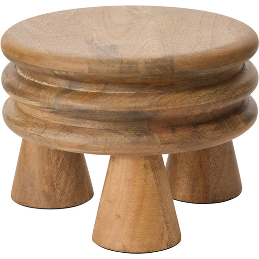 Atticus Stand by Accent Decor in natural. Made from wood in a unique style.
