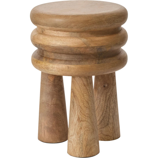 Atticus Stand by Accent Decor in natural. Made from wood in a unique style.