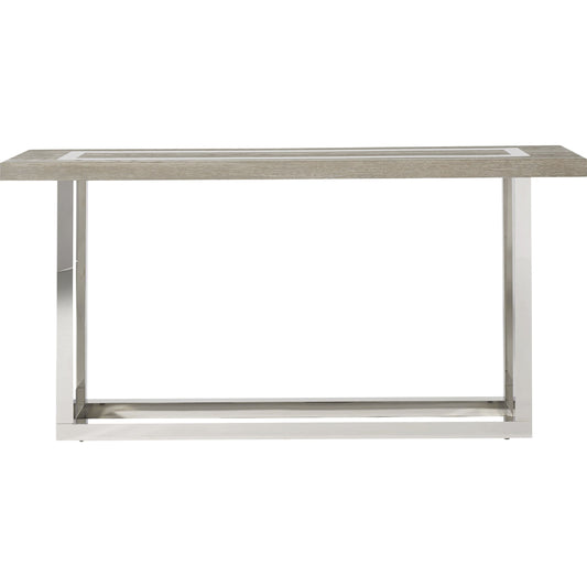 Modern Wyatt Console Table by Universal Furniture in bronze and flint. Made from unique in a modern style.