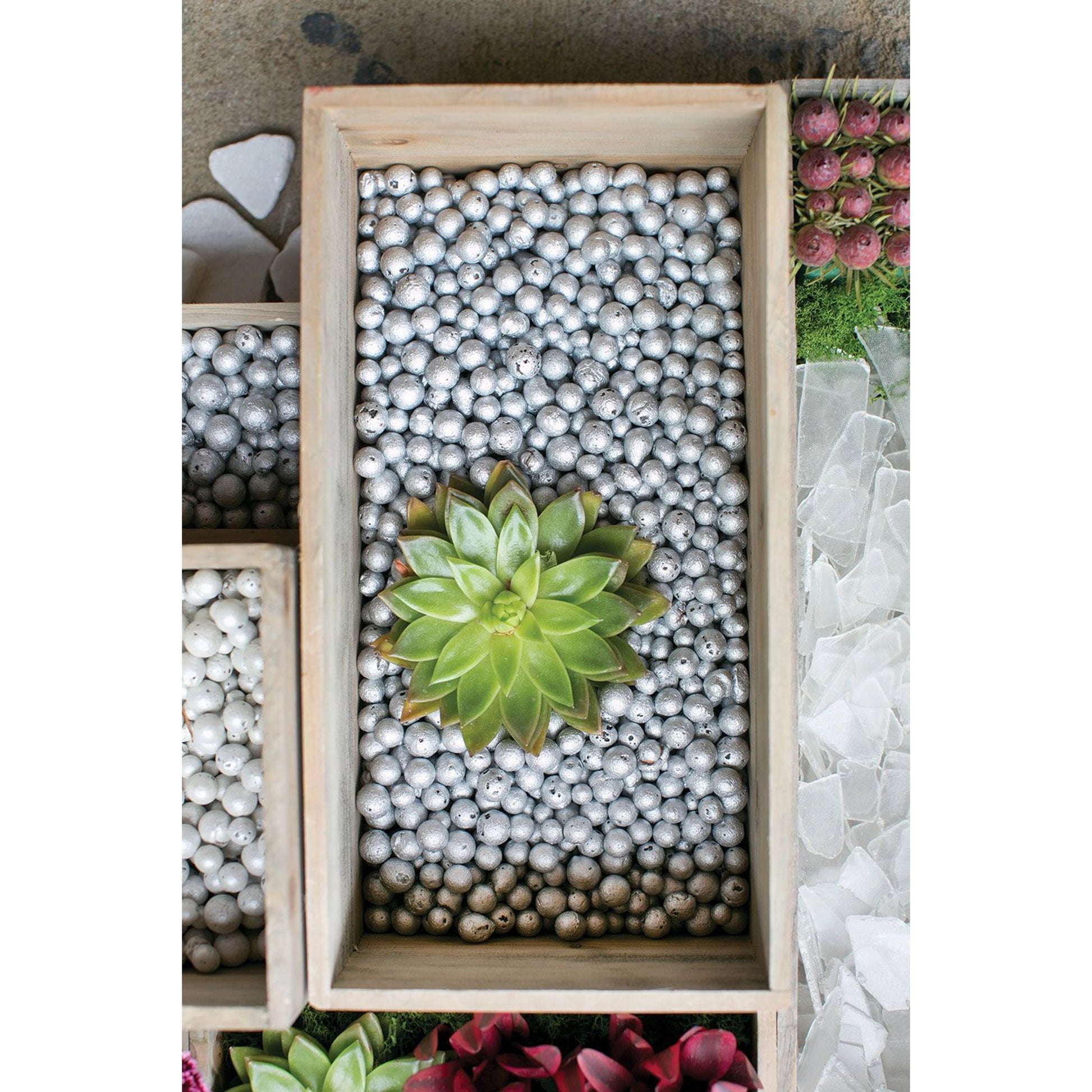 Woodland Planter by Accent Decor. Made from wood in a modern style.