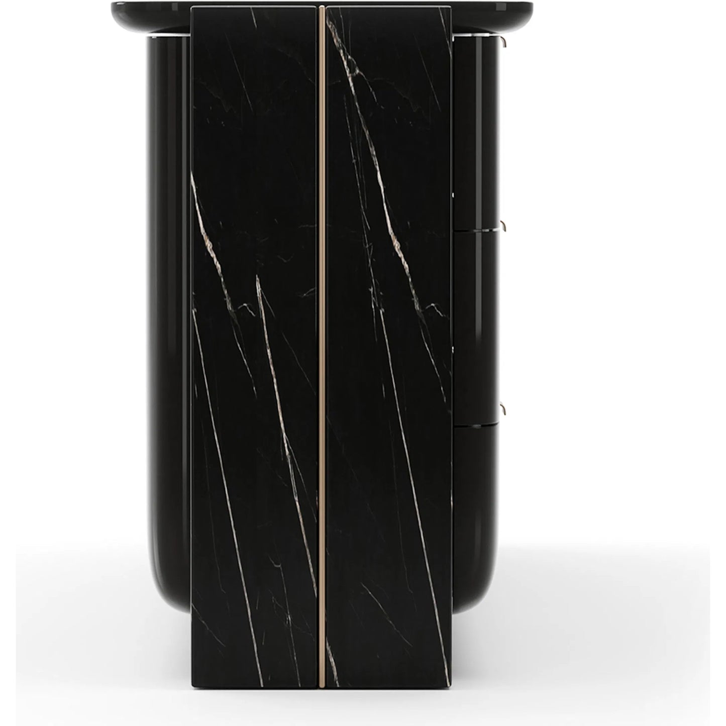 007 SI-2462259 | Additional Silo | Overlap Dresser by Caracole. Made from stone in a transitional style.