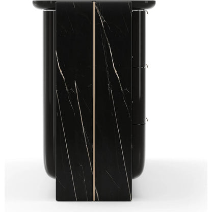 Overlap Dresser by Caracole. Made from stone in a transitional style.