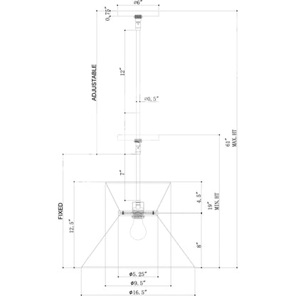 Avignon Pendant by Currey and Company in black, polished brass. Made from metal, paper in a modern style.