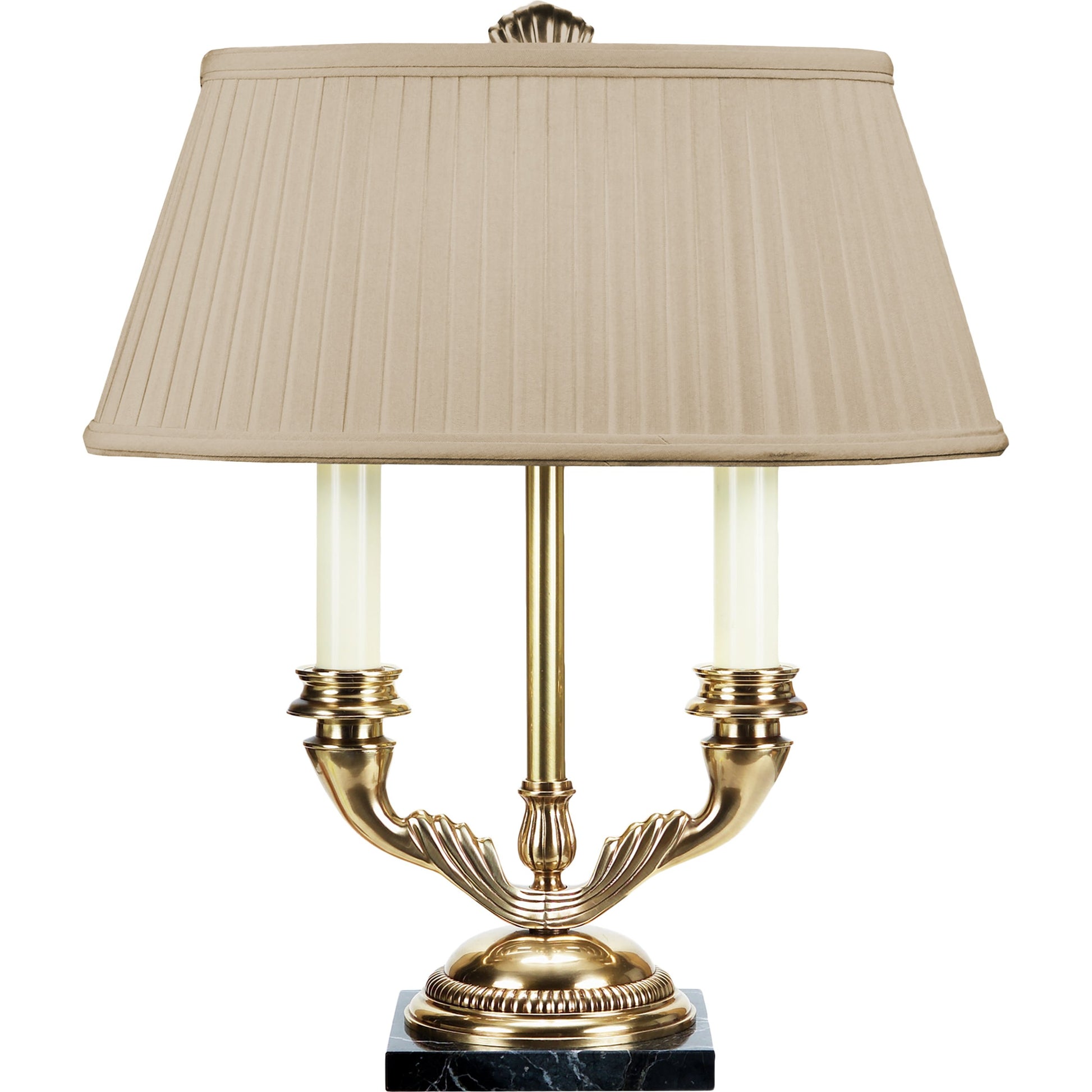 Trevor Lamp by Wildwood in antique, natural green. Made from brass in a traditional style.