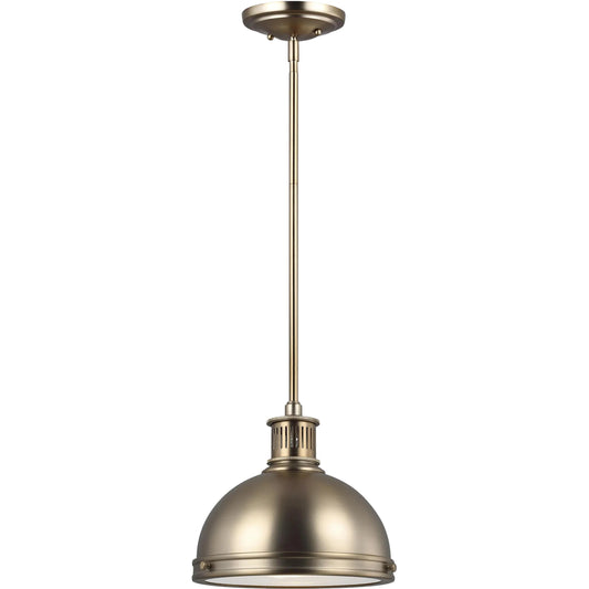 Pratt Street Metal One Light Pendant by Visual Comfort & Co.. Made from steel in a unique style.