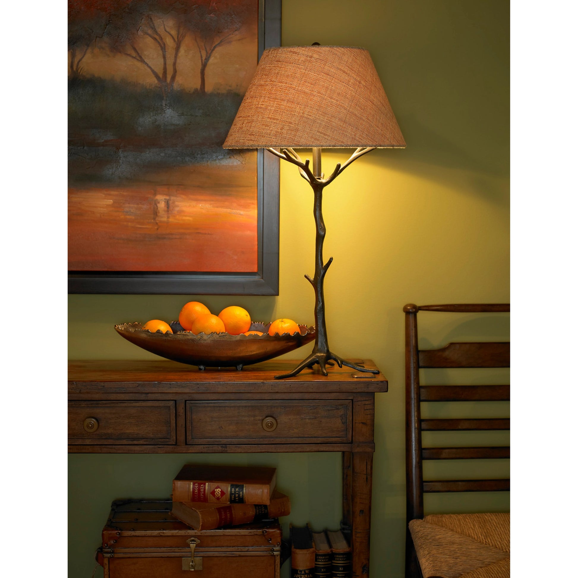 Sprig's Promise Lamp by Wildwood. Made from other: metal in a rustic style.