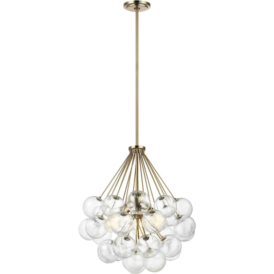 Bronzeville Three Light Pendant by Visual Comfort & Co.. Made from steel in a unique style.