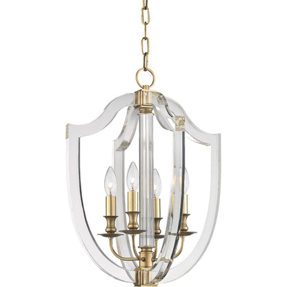 Arietta Pendant by Hudson Valley. Made from steel in a transitional style.