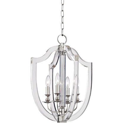Arietta Pendant by Hudson Valley. Made from steel in a transitional style.