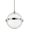 Polished Nickel / 16.50" x 7.63", Clear