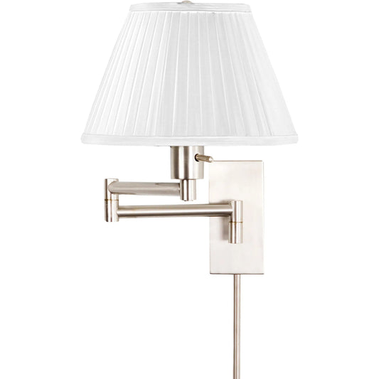 Monroe II Swing Arm Sconce by Wildwood in nickel. Made from unique in a unique style.
