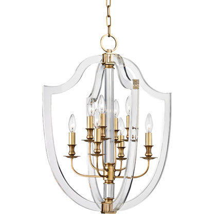 Arietta Pendant by Hudson Valley. Made from steel in a transitional style.