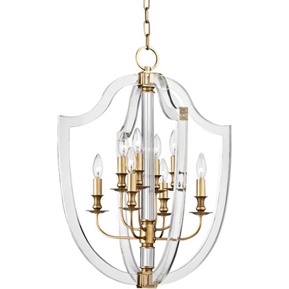 Arietta Pendant by Hudson Valley. Made from steel in a transitional style.