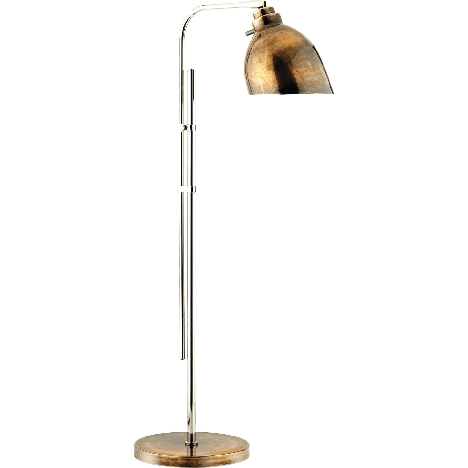 Roxy Lamp by Wildwood in copper, polished nickel. Made from brass in a modern style.