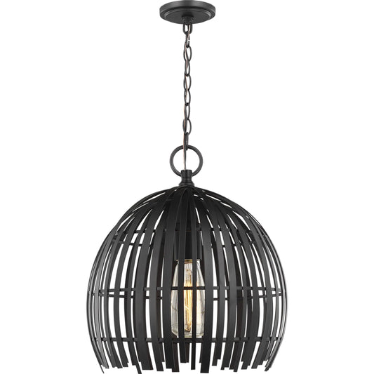 Hanalei Small One Light Pendant by Visual Comfort & Co.. Made from steel in a unique style.