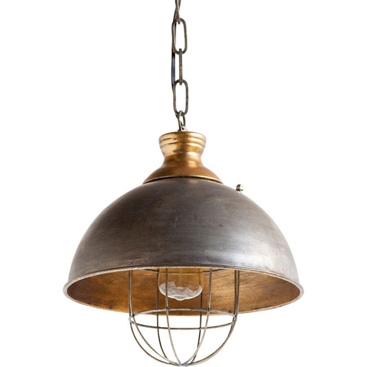 Dawson Pendant Light by Mercana in gray, brass. Made from unique in a modern style.