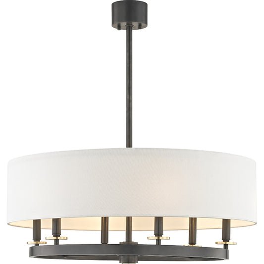 Durham Pendant by Hudson Valley. Made from steel in a transitional style.