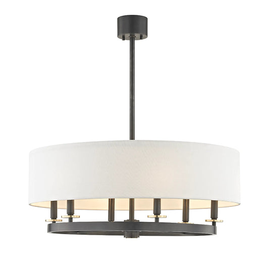 Durham Pendant by Hudson Valley. Made from steel in a transitional style.