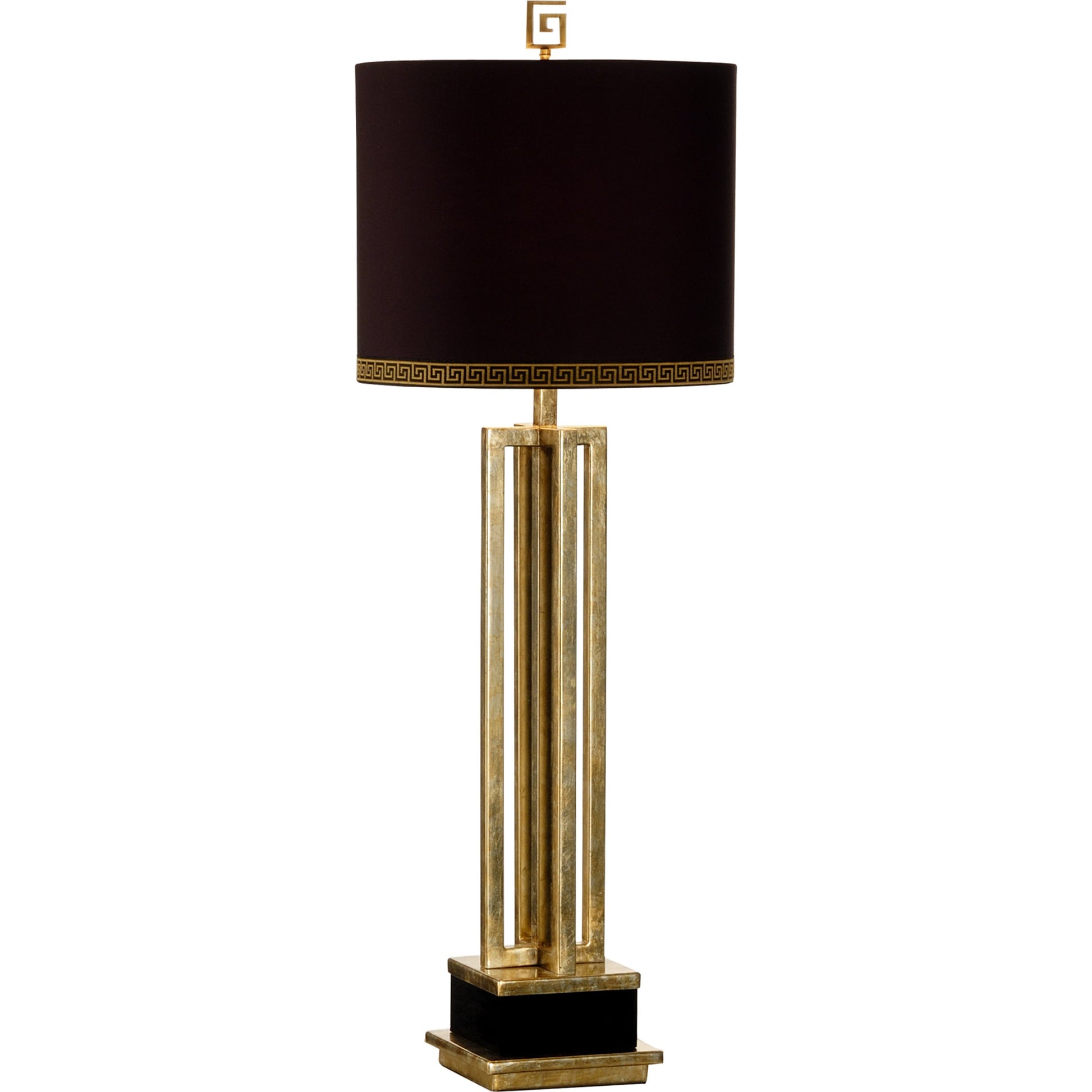 Brass Frames Lamp by Wildwood in antique brass, black. Made from other: metal in a modern style.