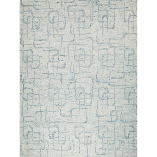 Breeze 6536 Rug by Exquisite Rugs in light blue. Made from new zealand wool in a unique style.