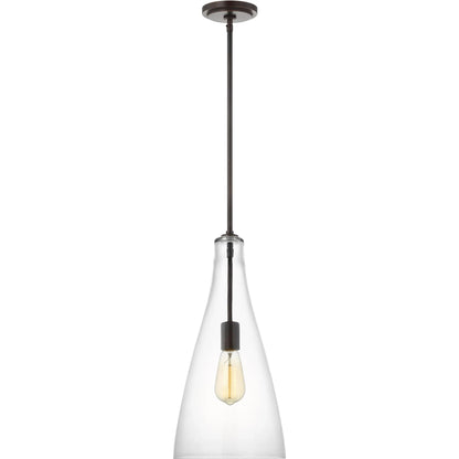 Arilda One Light Pendant by Visual Comfort & Co.. Made from steel in a modern style.