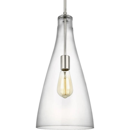 Arilda One Light Pendant by Visual Comfort & Co.. Made from steel in a modern style.