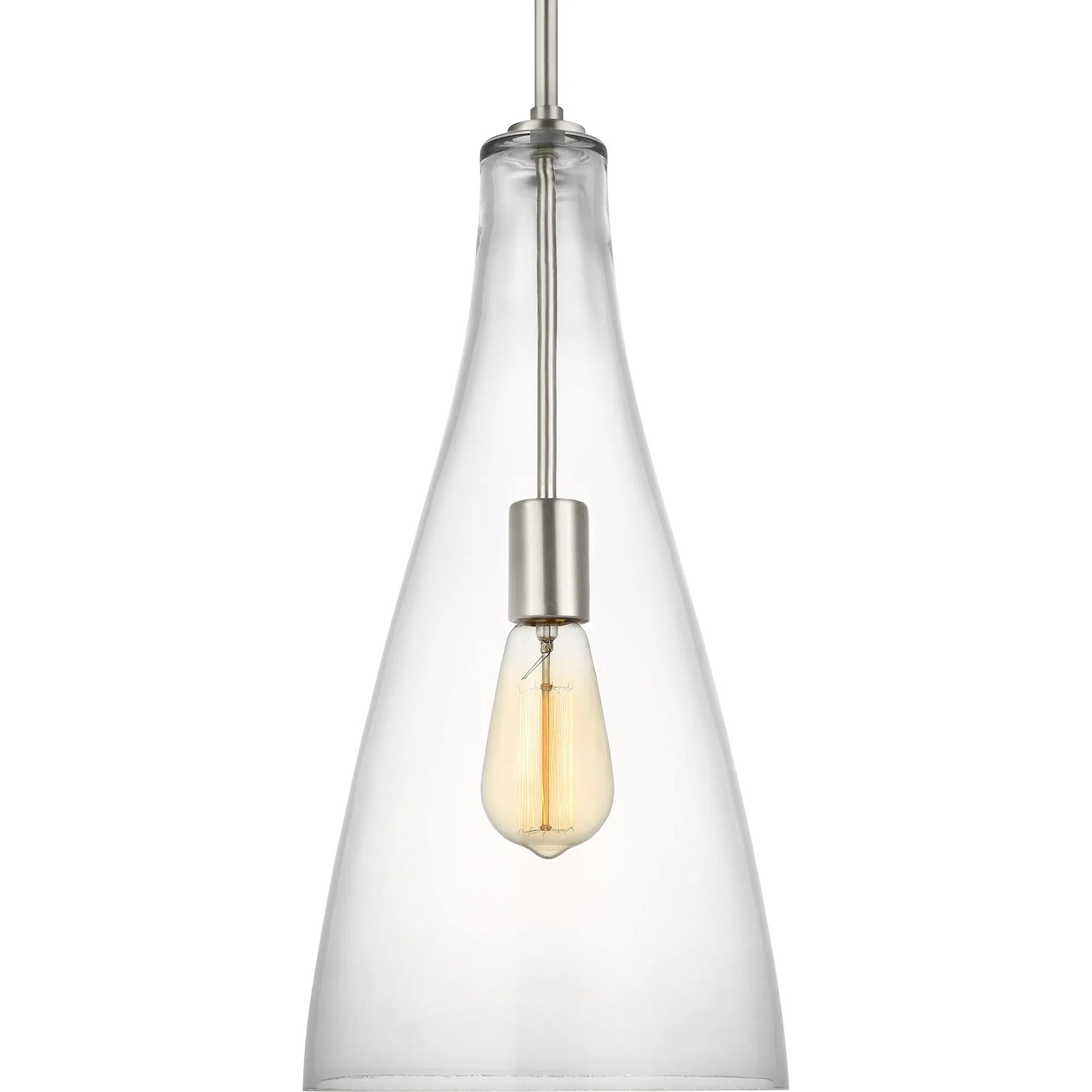 Arilda One Light Pendant by Visual Comfort & Co.. Made from steel in a modern style.