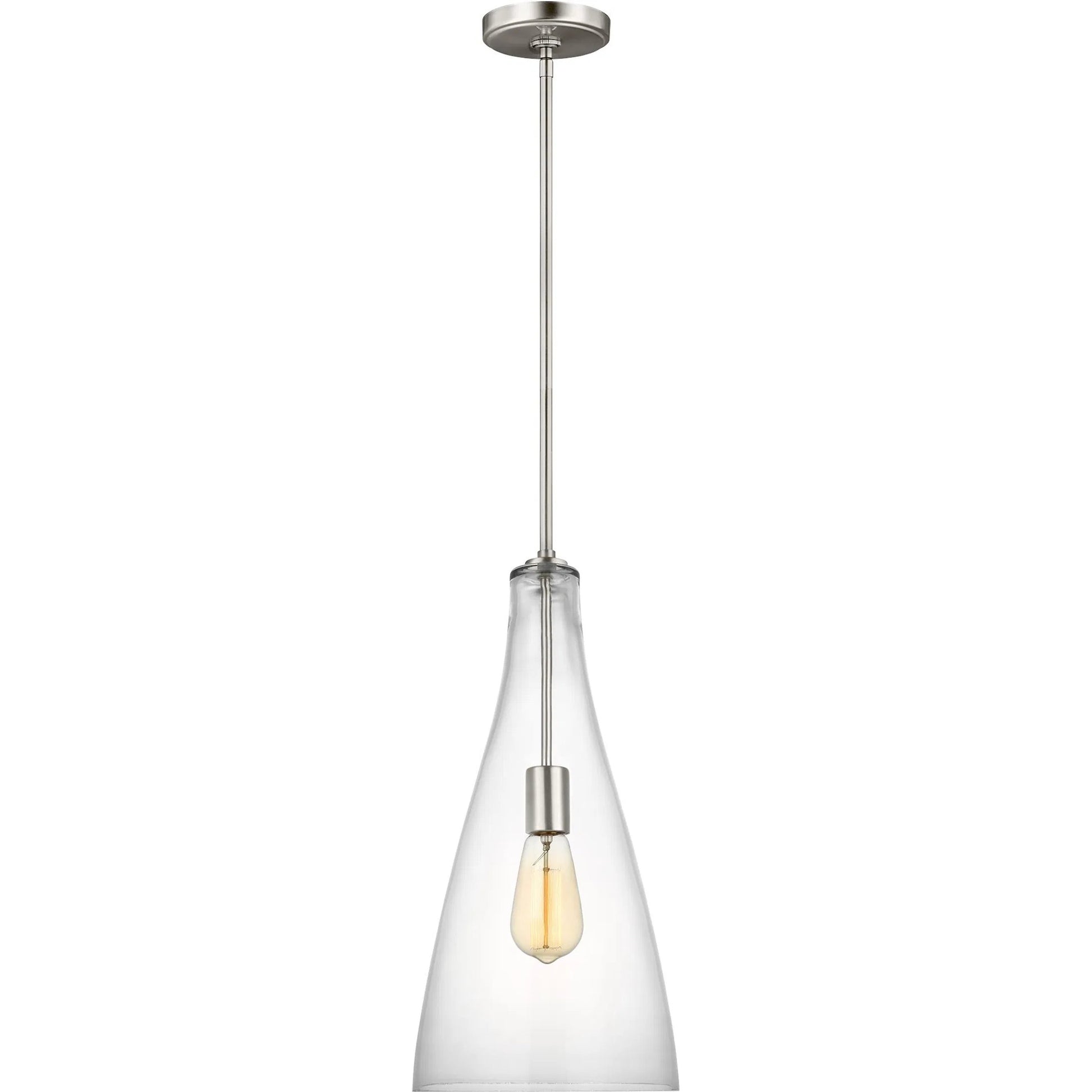 Arilda One Light Pendant by Visual Comfort & Co.. Made from steel in a modern style.