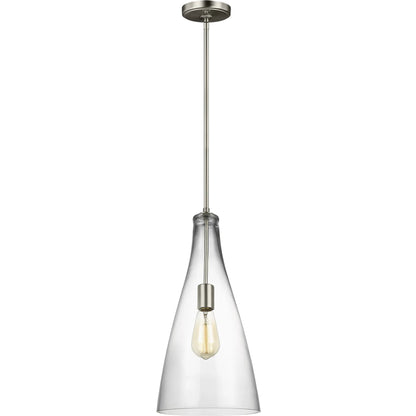 Arilda One Light Pendant by Visual Comfort & Co.. Made from steel in a modern style.