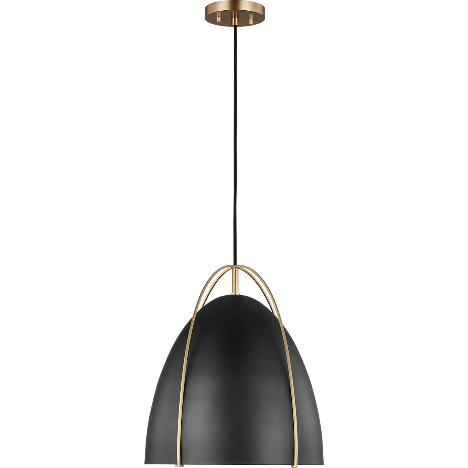 Norman Black One Light Pendant by Visual Comfort & Co.. Made from steel in a unique style.