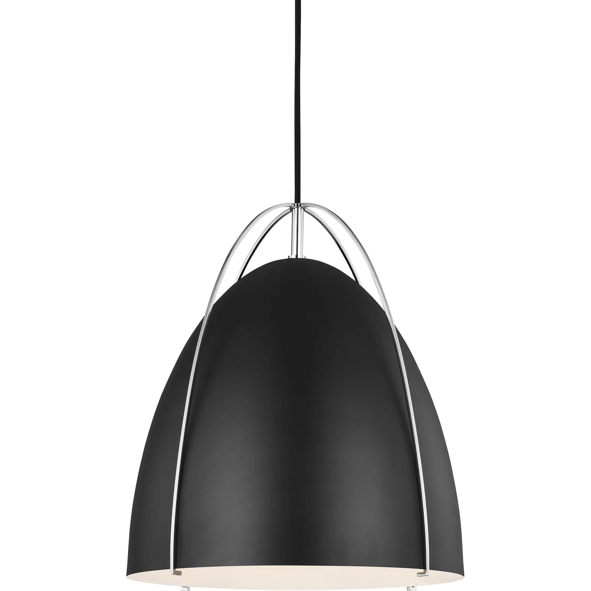 Norman Black One Light Pendant by Visual Comfort & Co.. Made from steel in a unique style.