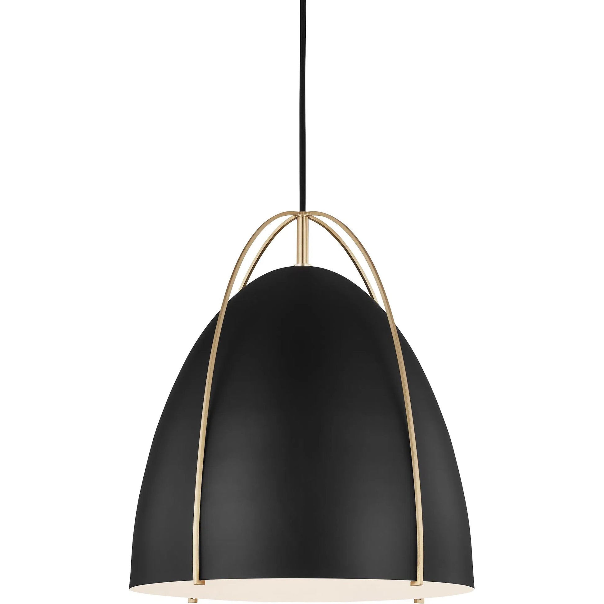 Norman Black One Light Pendant by Visual Comfort & Co.. Made from steel in a unique style.