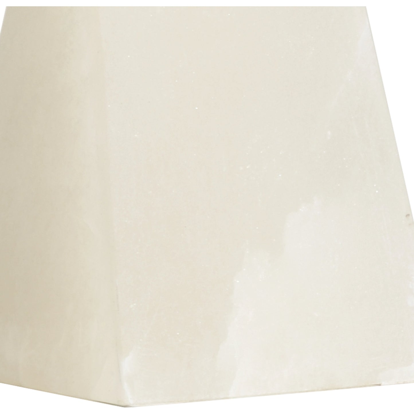 002 SR-384601 | Closeup | Twist and Shout Lamp by Wildwood in natural white. Made from alabaster in a modern style.