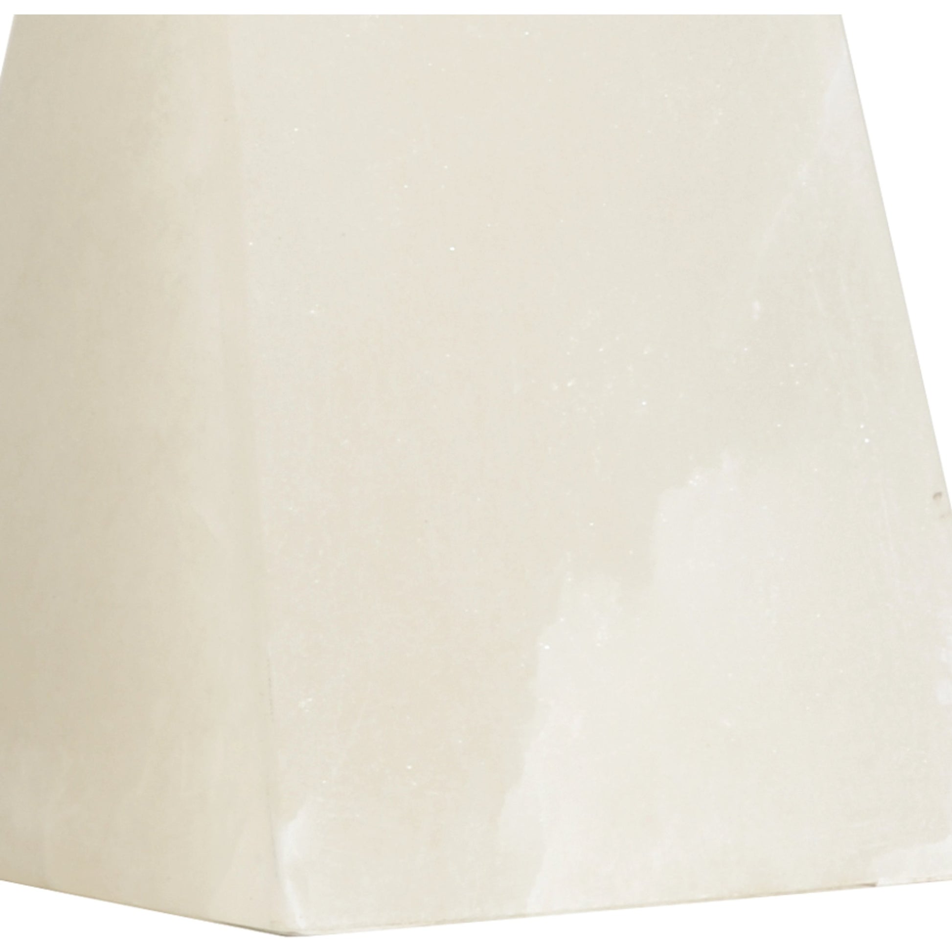 Twist and Shout Lamp by Wildwood in natural white. Made from alabaster in a modern style.