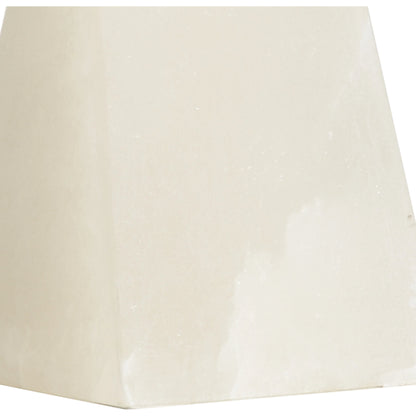 Twist and Shout Lamp by Wildwood in natural white. Made from alabaster in a modern style.